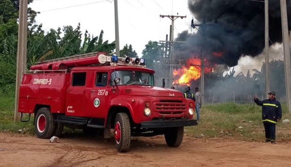 Incendio en subestación Alquízar deja sin servicio eléctrico a cerca de 7000 personas en Artemisa